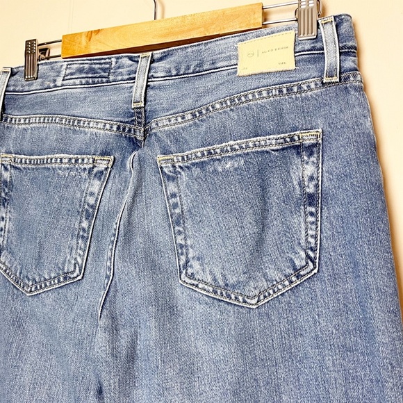 AG Adriano Goldschmied Ex Boyfriend Slouchy Slim Jeans 27 4 distressed frayed - Picture 6 of 13
